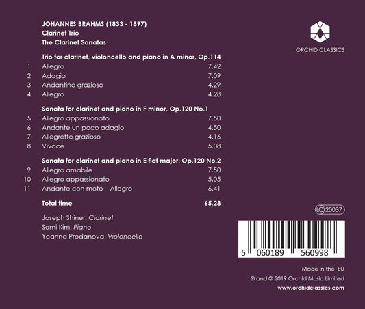 Brahms: Clarinet Trio - Clarinet Sonatas