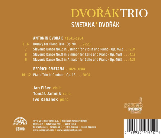 Smetana: Piano Trio in G Minor - Dvorák: Dumky, Slavonic Dan