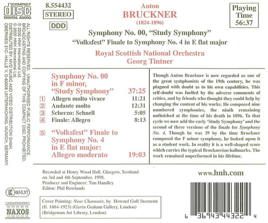 Bruckner: Symphony No. 00 "Study Symphony" & Finale to Symph