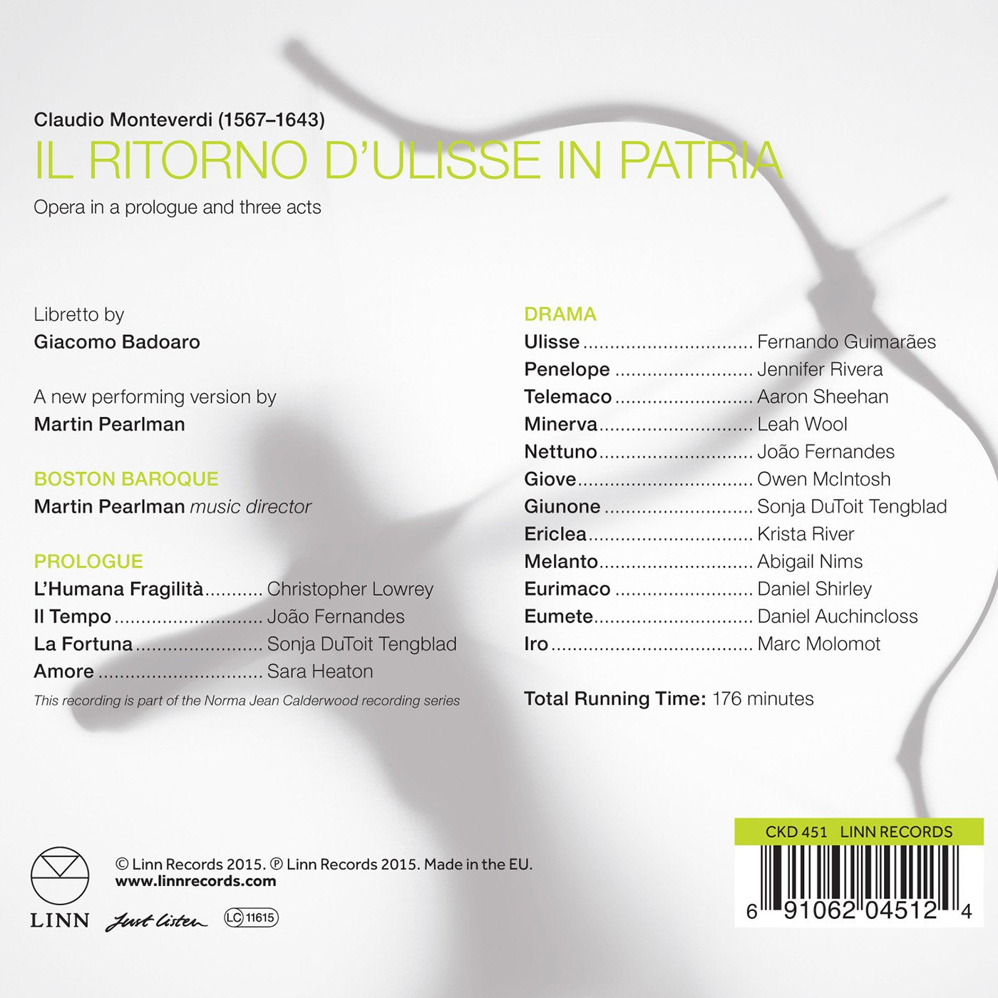 Monteverdi: Il ritorno d'Ulisse in patria, SV 325