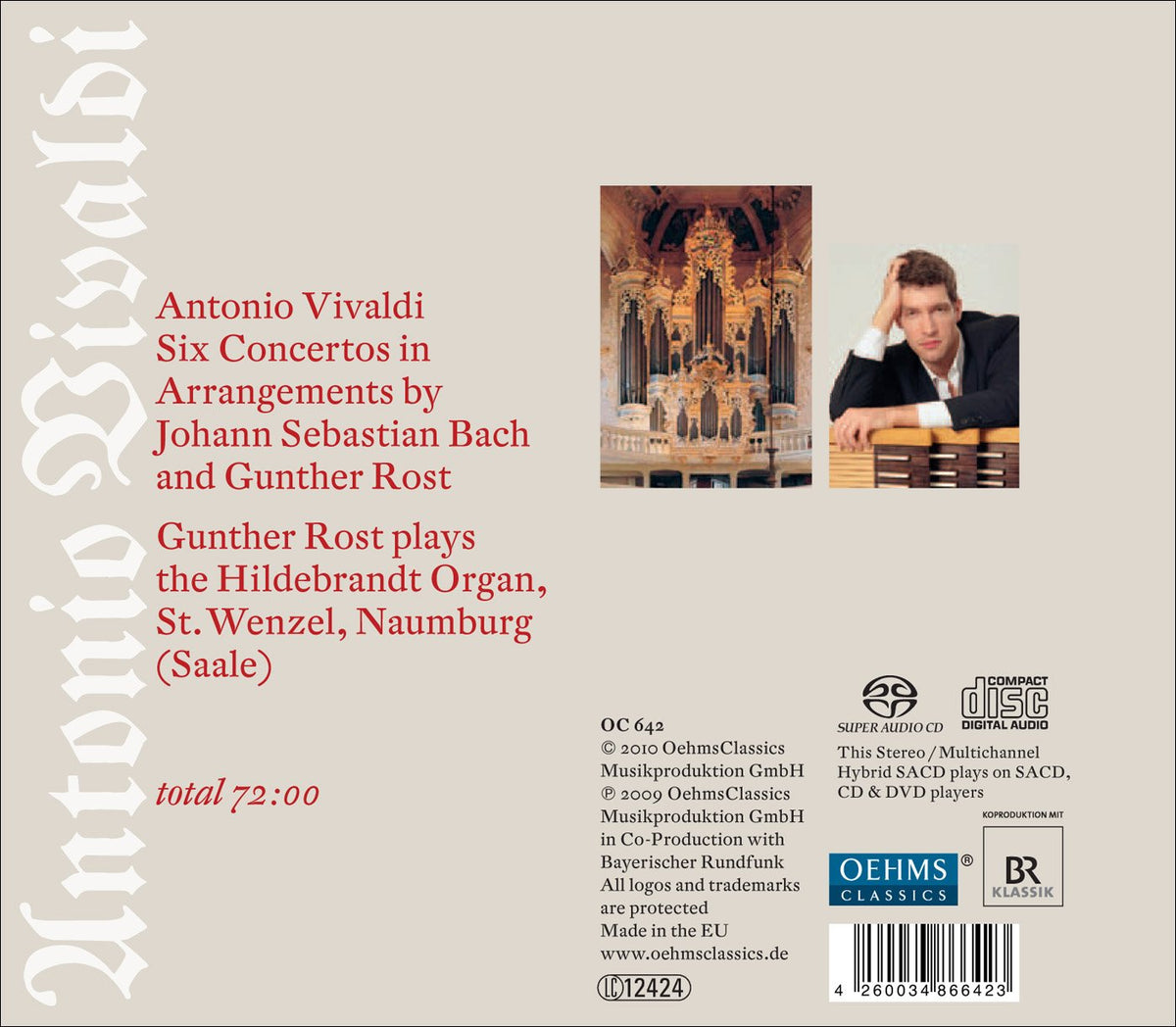 Vivaldi: 6 Concertos in Arrangements by
Johann Sebastian Ba