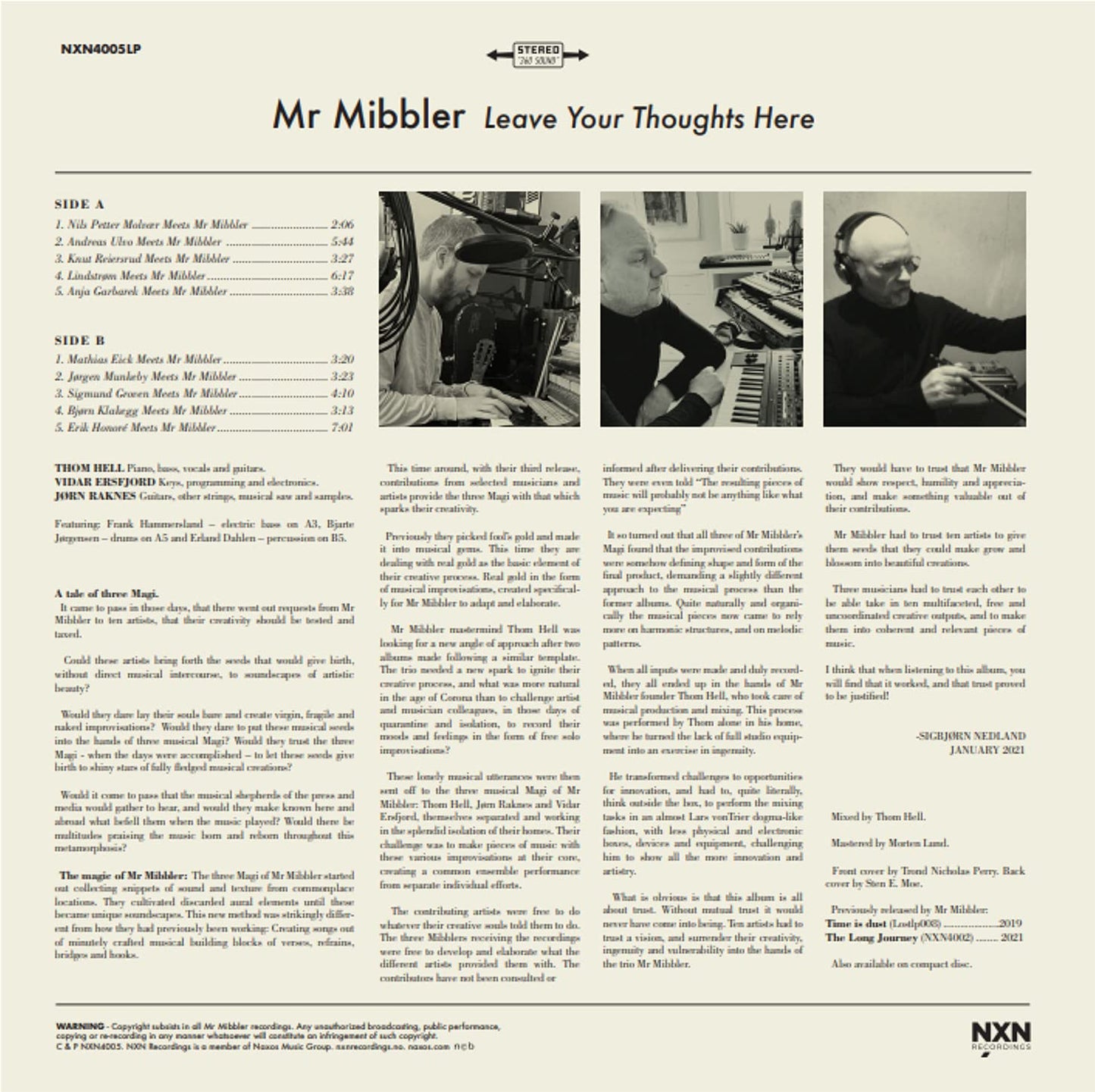 LEAVE YOUR THOUGHTS HERE (LP)