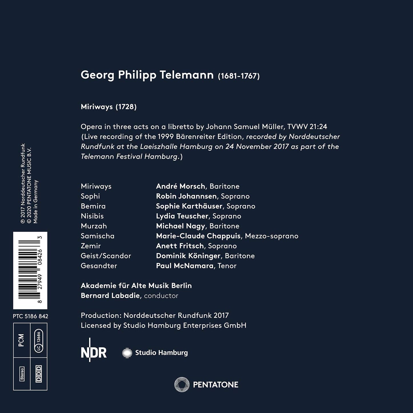 Telemann: Miriways