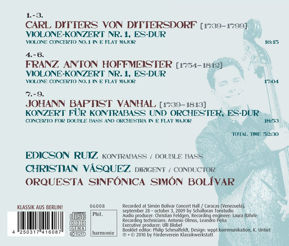 Dittersdorf - Hoffmeister - Vanhal