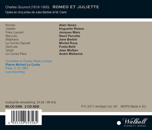 Gounod: Roméo et Juliette, CG 9