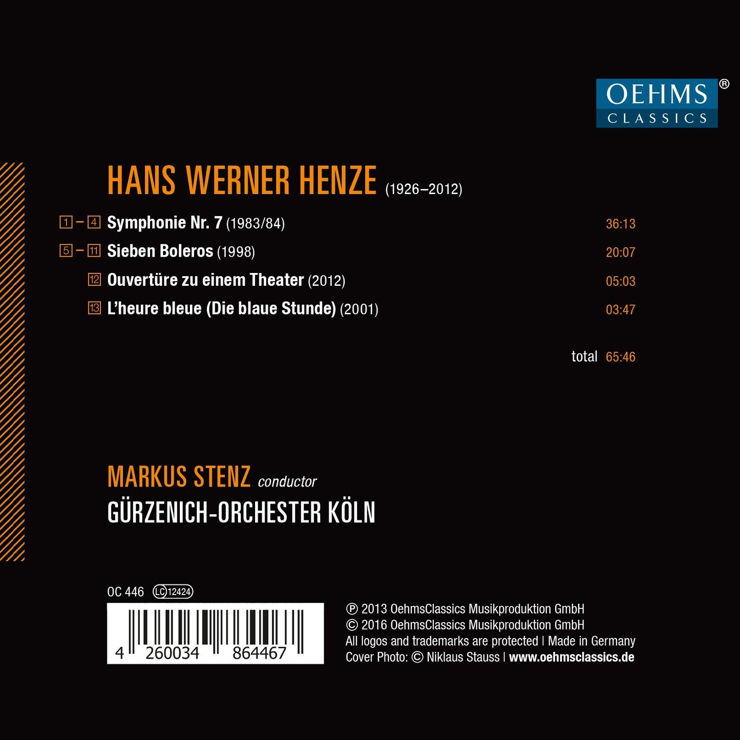 Henze: Orchestral Works