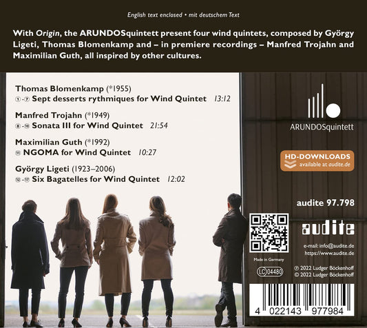 Blomenkamp, Guth, Ligeti & Trojahn: Origin