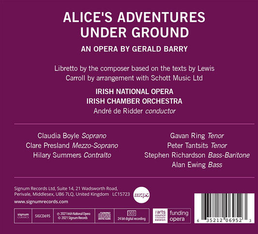 ALICE'S ADVENTURES UNDER GROUN