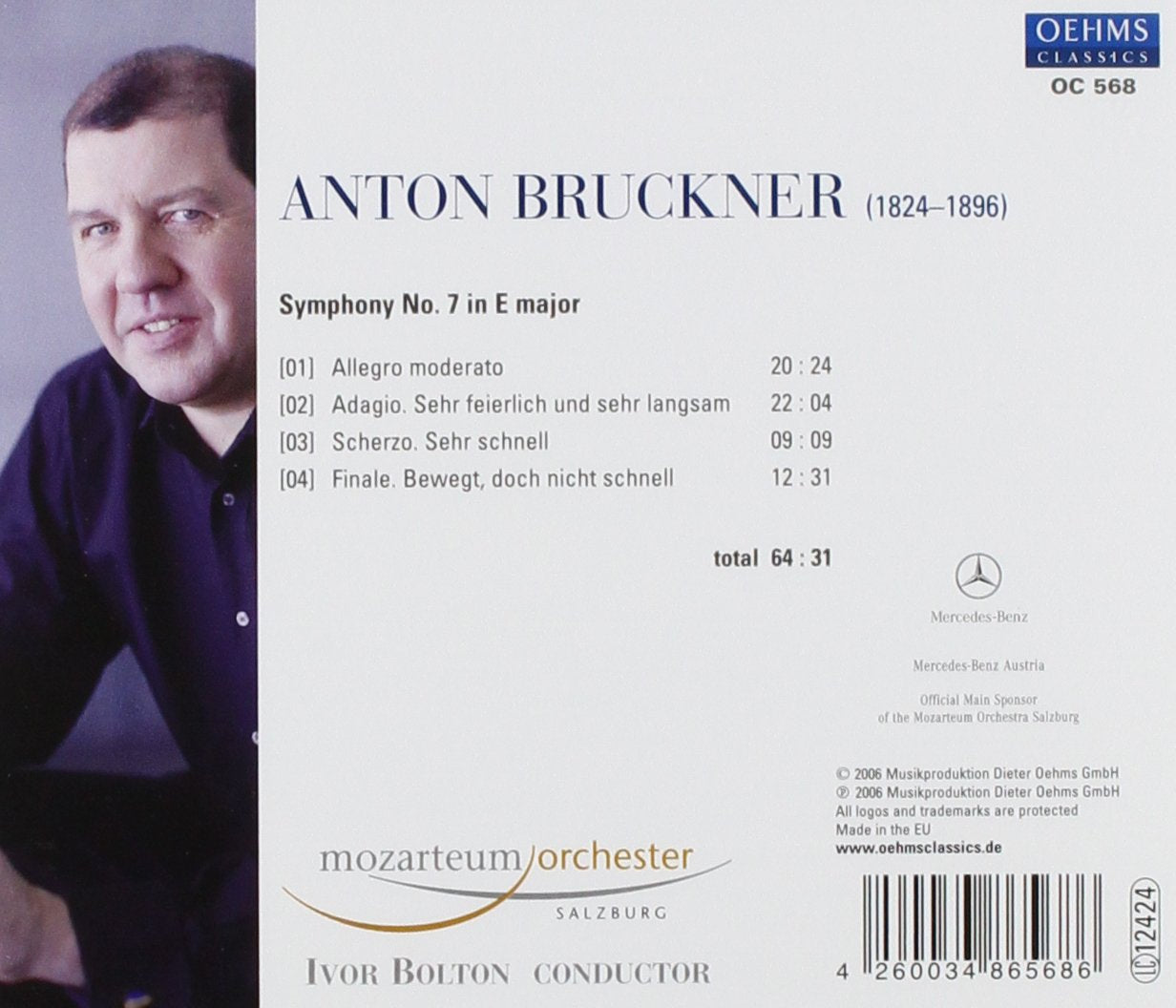 SYMPHONY NO. 7 IN E MAJOR