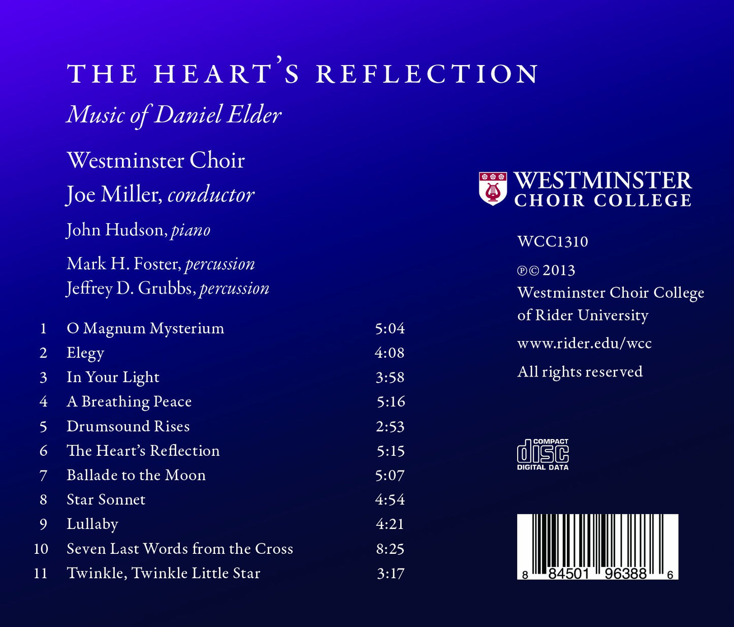 The Heart's Reflection (Music of Daniel Elder)