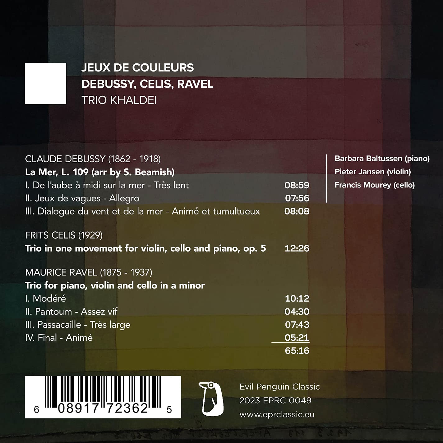 Celis, Debussy & Ravel: Jeux de Couleurs