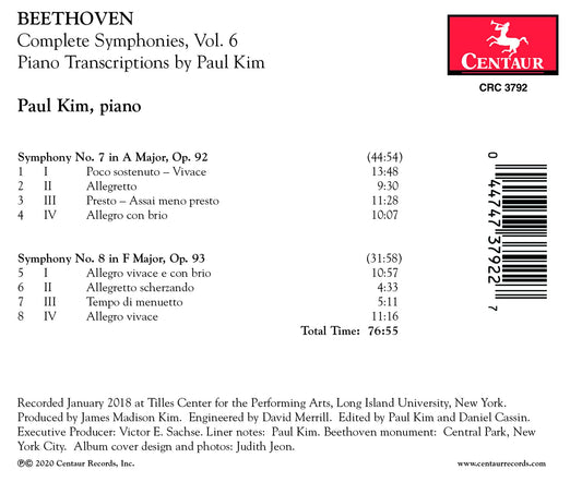 Beethoven: Complete Symphonies, Vol. 6