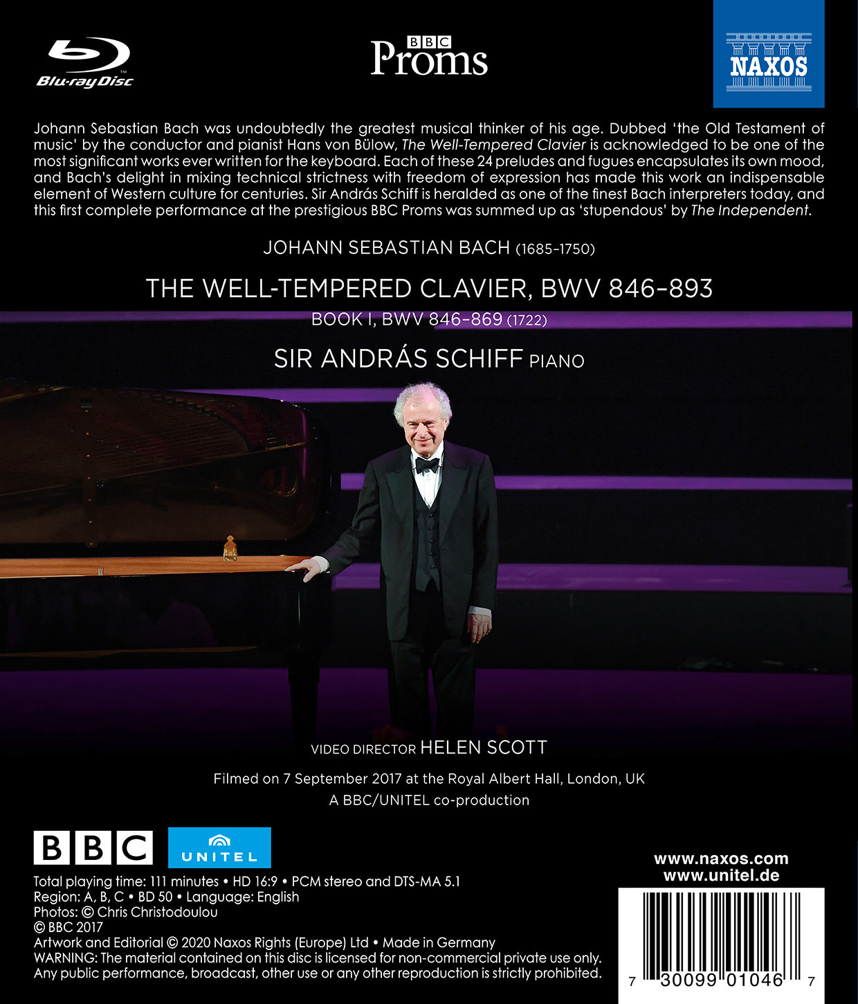 Bach: The Well-Tempered Clavier, Book 1 Sir Andras Schiff