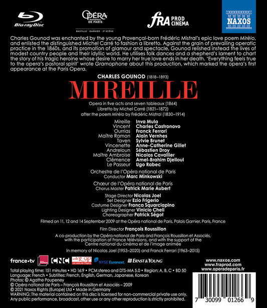 Gounod: Mireille Choeur Et Orchestre De L?Opéra National De Paris, Minkowski