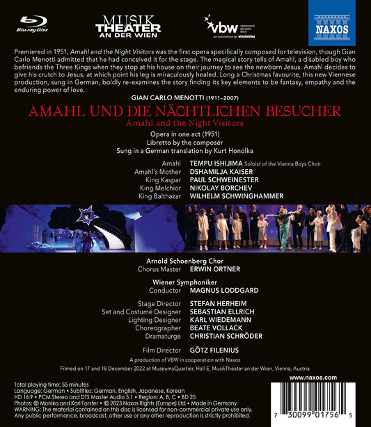 Menotti: Amahl & The Night Visitors  Haden, Metheny