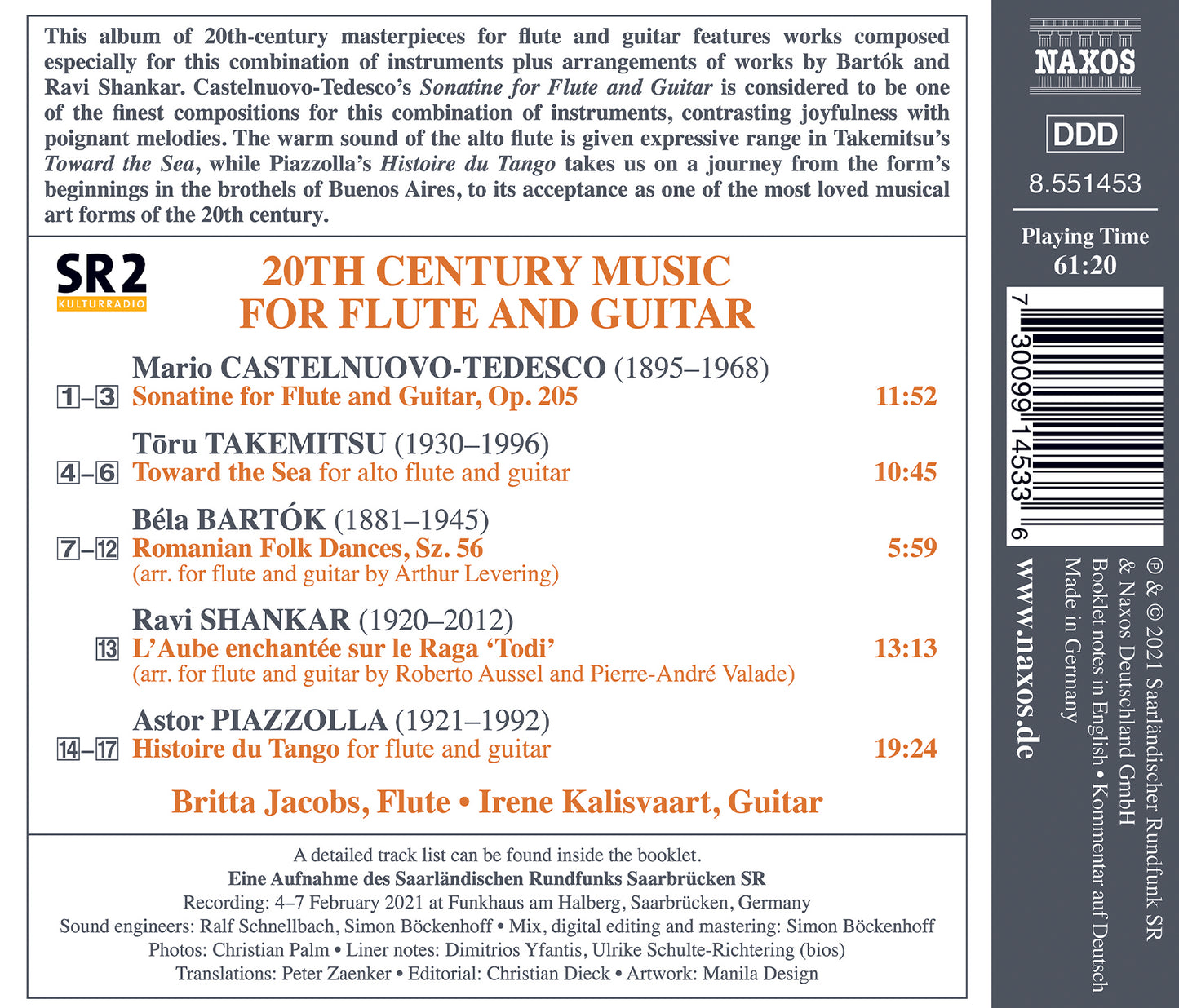 20Th Century Flute & Guitar