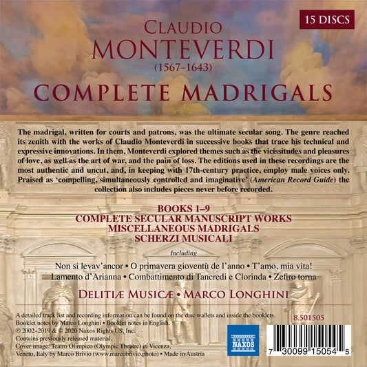 Monteverdi: Complete Madrigals