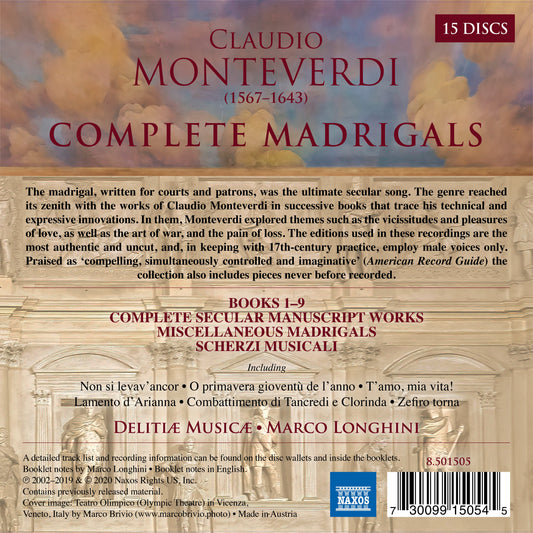 Monteverdi: Complete Madrigals