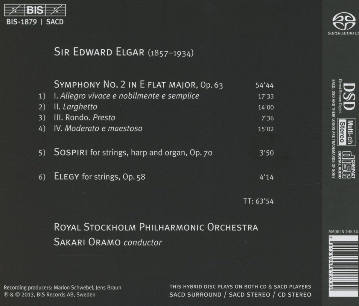 Elgar: Symphony No. 2 - Sospiri - Elegy