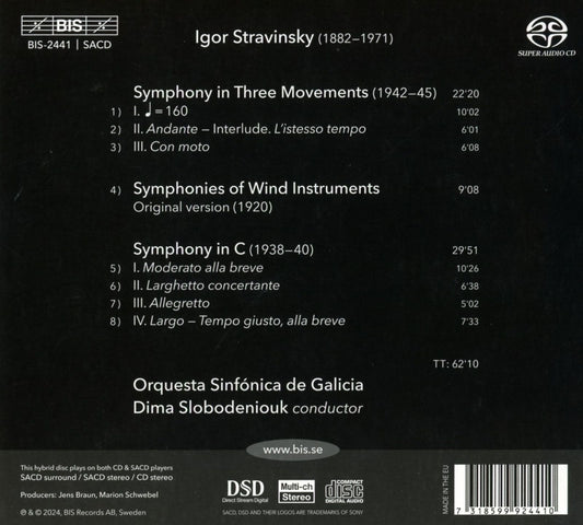 Stravinsky: Symphonies, Vol. 1