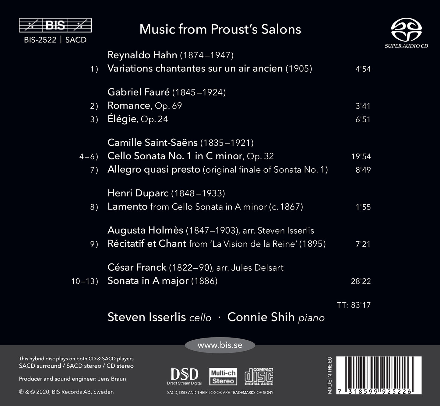 Music From Proust's Salons