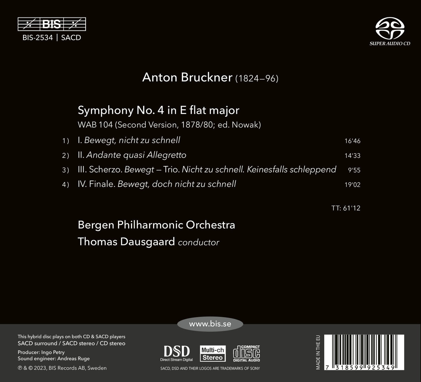 Bruckner: Symphony No. 4