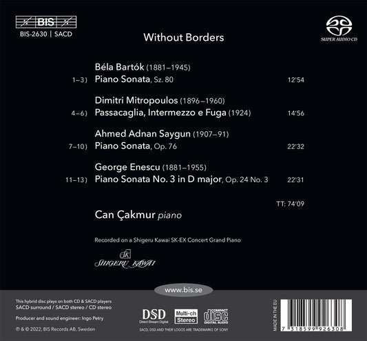 Bartok, Enescu, Mitropoulos & Saygun: Without Borders