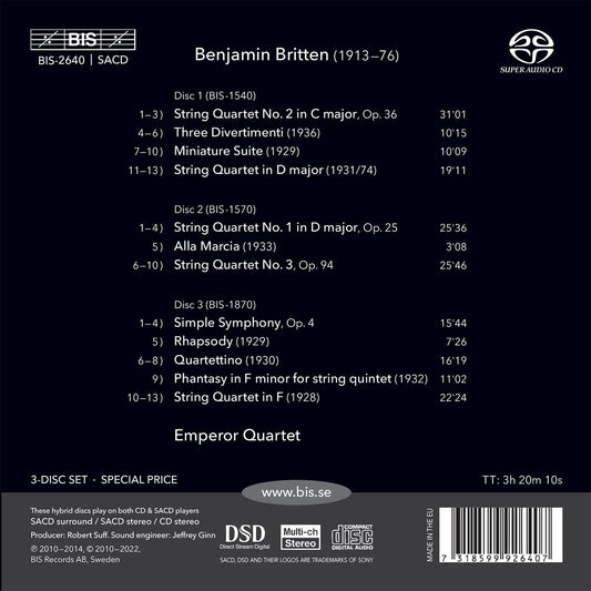 Britten: The Music for String Quartet