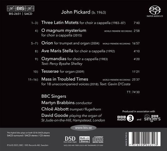 Pickard: Mass in Troubled Times