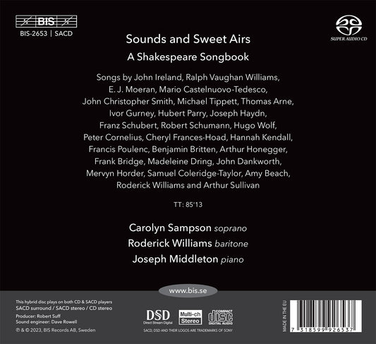 Sounds & Sweet Airs - A Shakespeare Songbook