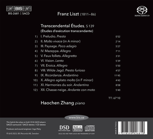 Liszt: Transcendental Etudes