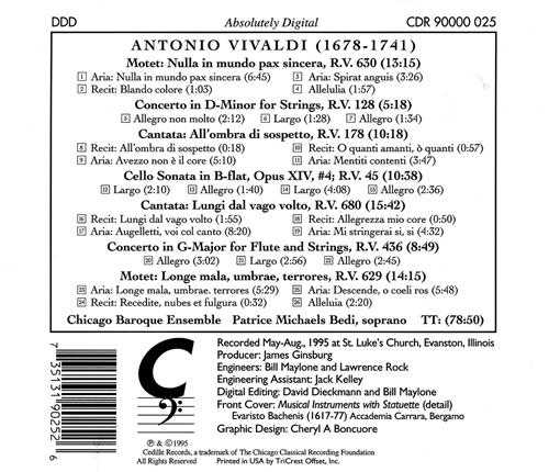 VIVALDI: Vocal and Instrumental Works