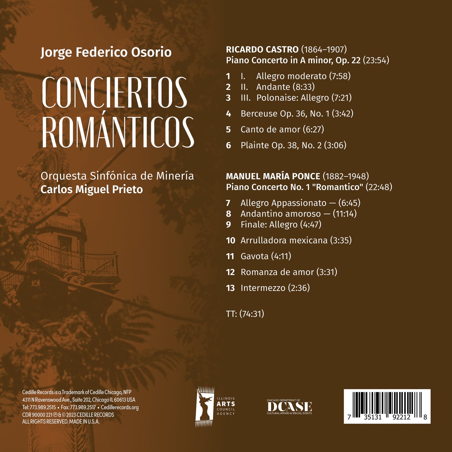 Castro & Ponce: Conciertos Romanticos