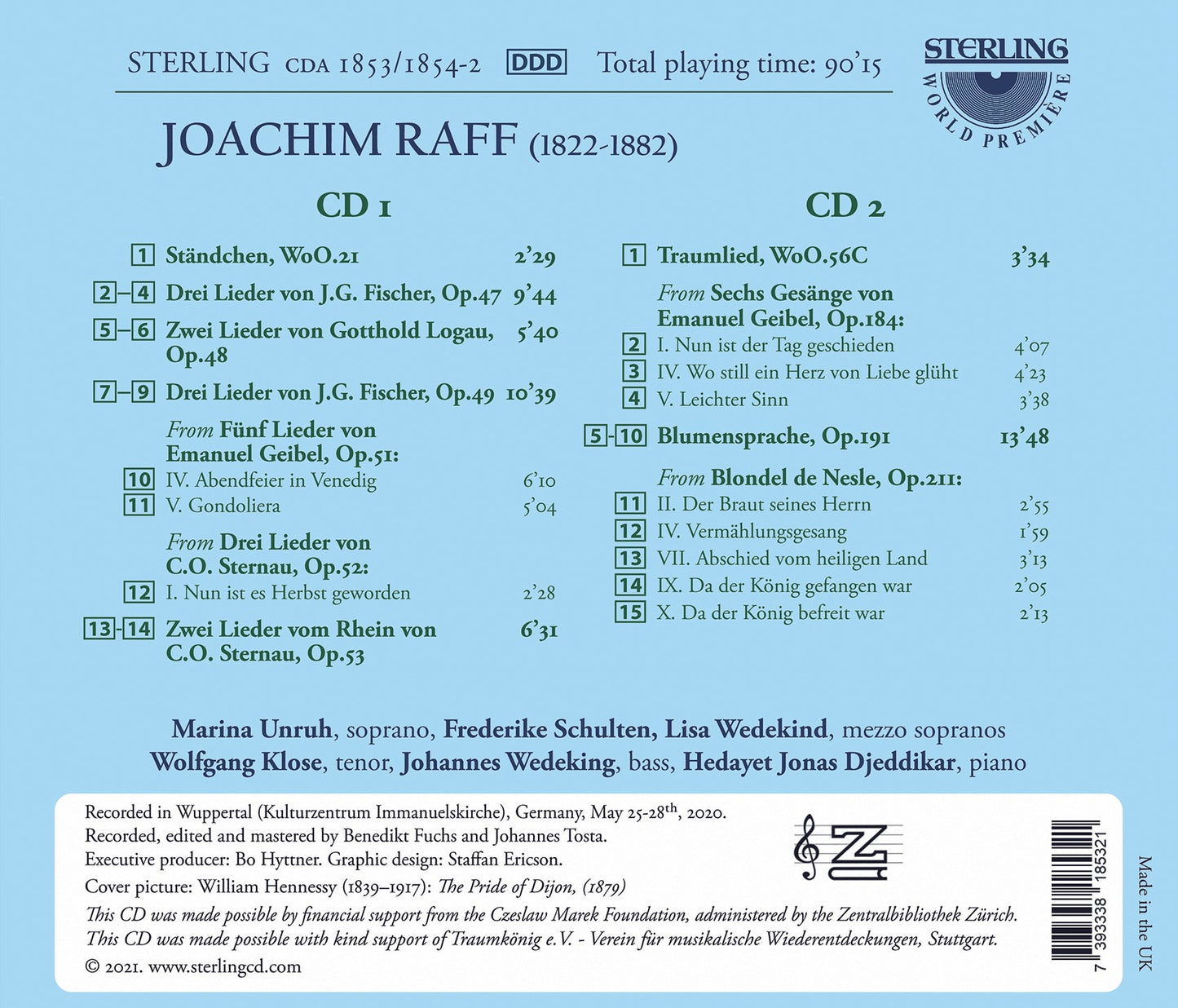 Raff: Lieder