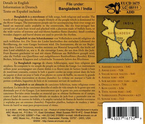 River Songs Of Bangladesh - Field Recordings By Deben Bhatta