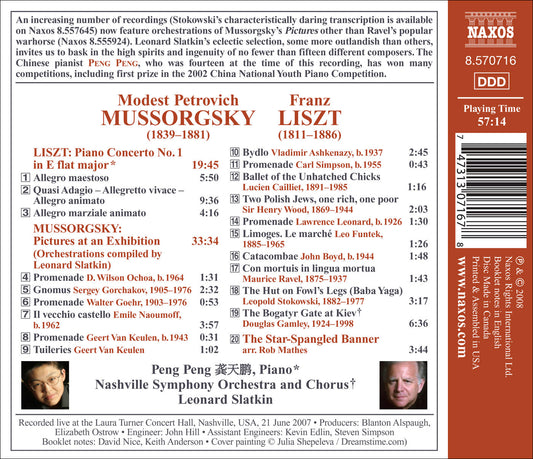 Mussorgsky, M.: Pictures At An Exhibition (Orchestrations Co