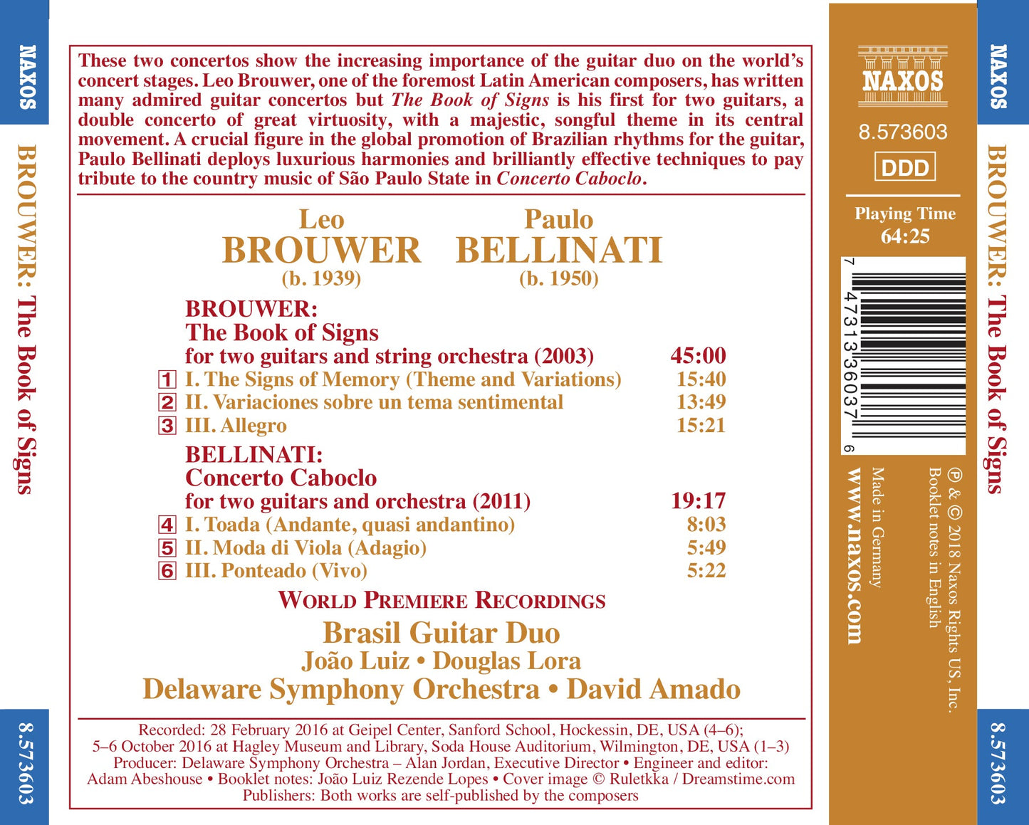 Brouwer: The Book Of Signs - Bellinati: Concerto Caboclo