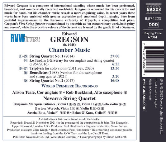Gregson: Chamber Music