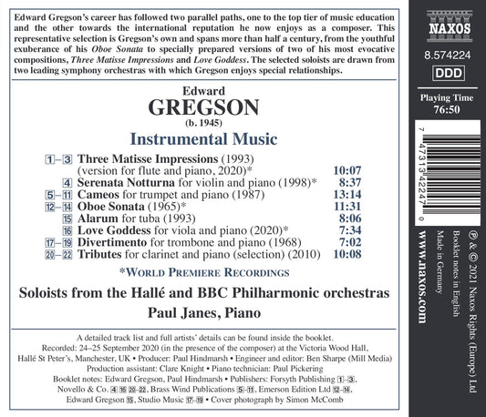 Gregson: Instrumental Music