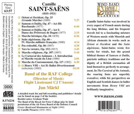 Saint-Saëns: Music For Wind Ensemble