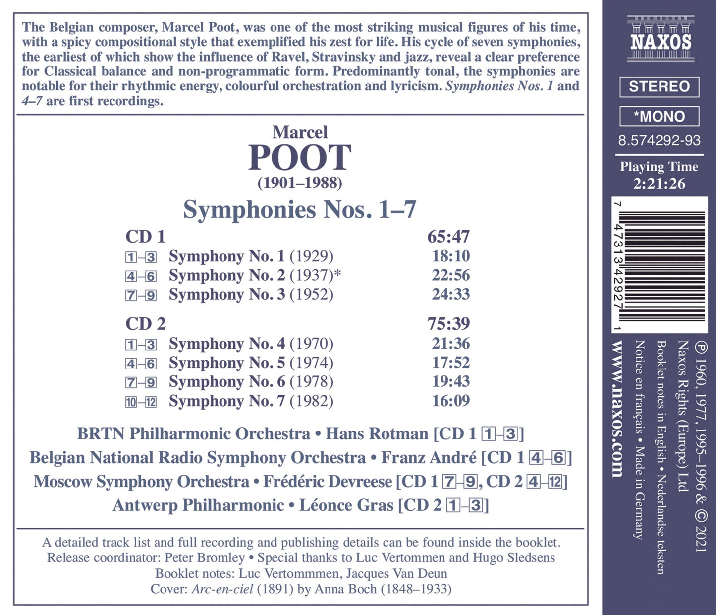 Poot: Complete Symphonies
