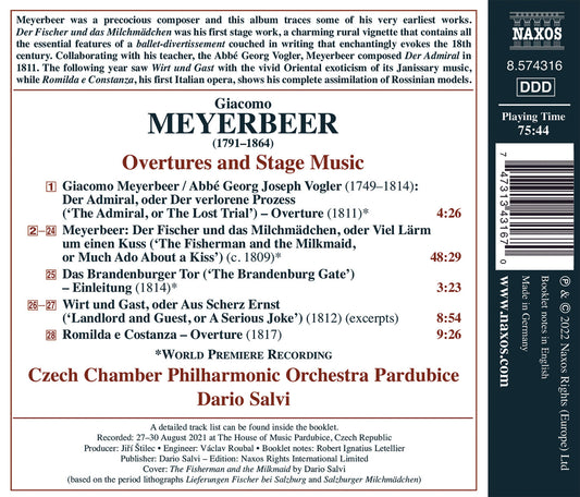 Meyerbeer: Overtures & Stage Music