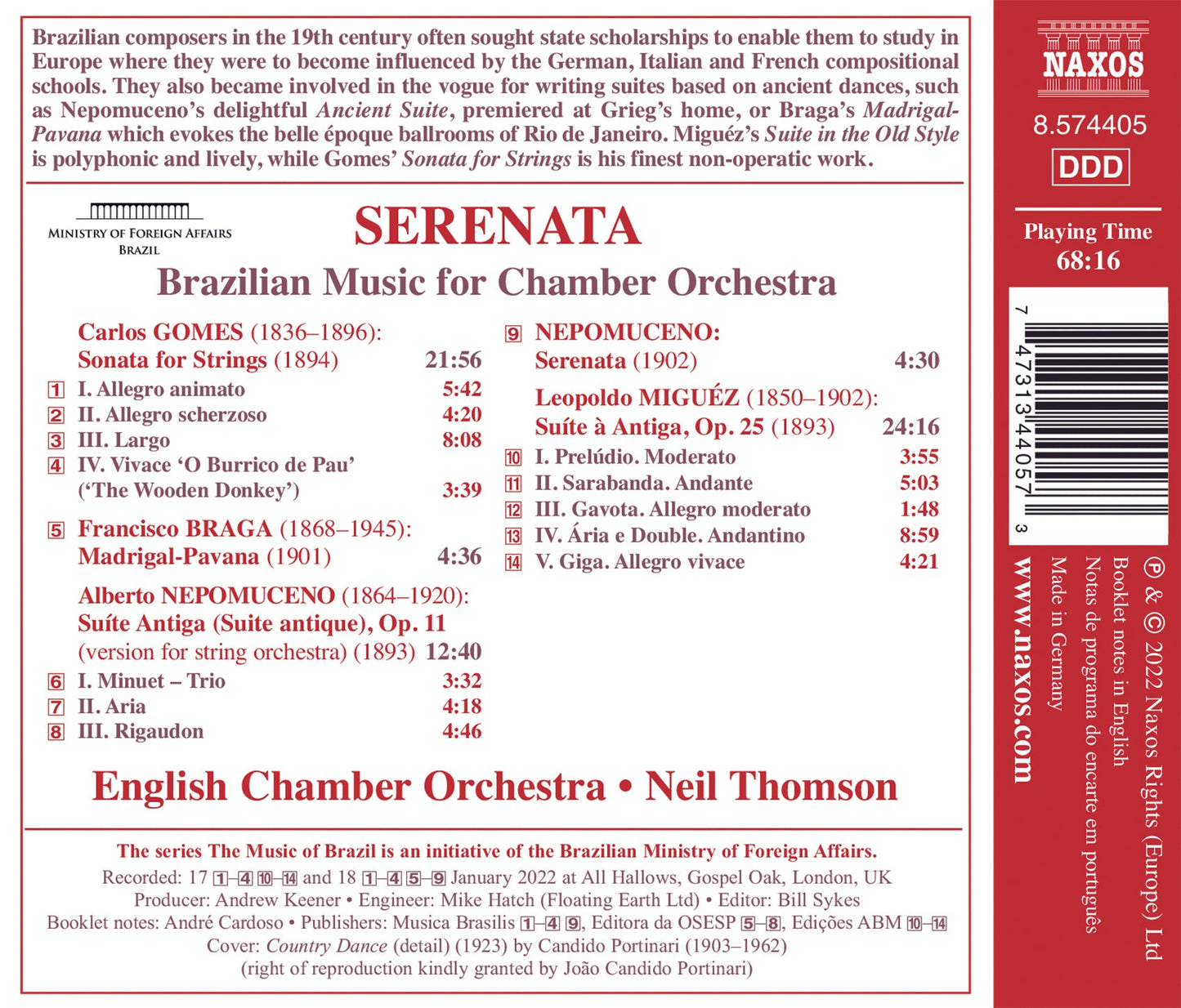 Serenata - Brazilian Music for Chamber Orchestra