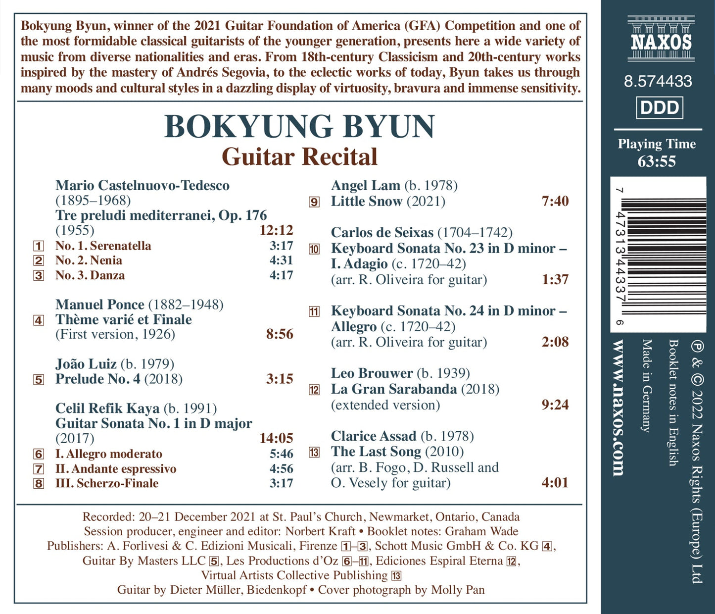 Bokyung Byun Recital Album