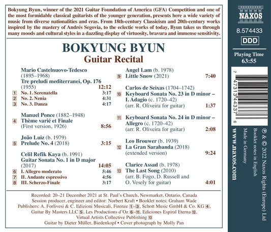 Bokyung Byun Recital Album