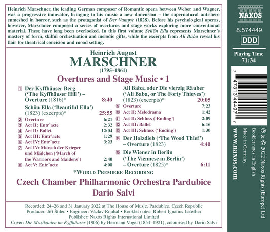 Marschner: Overtures & Stage Music, Vol. 1