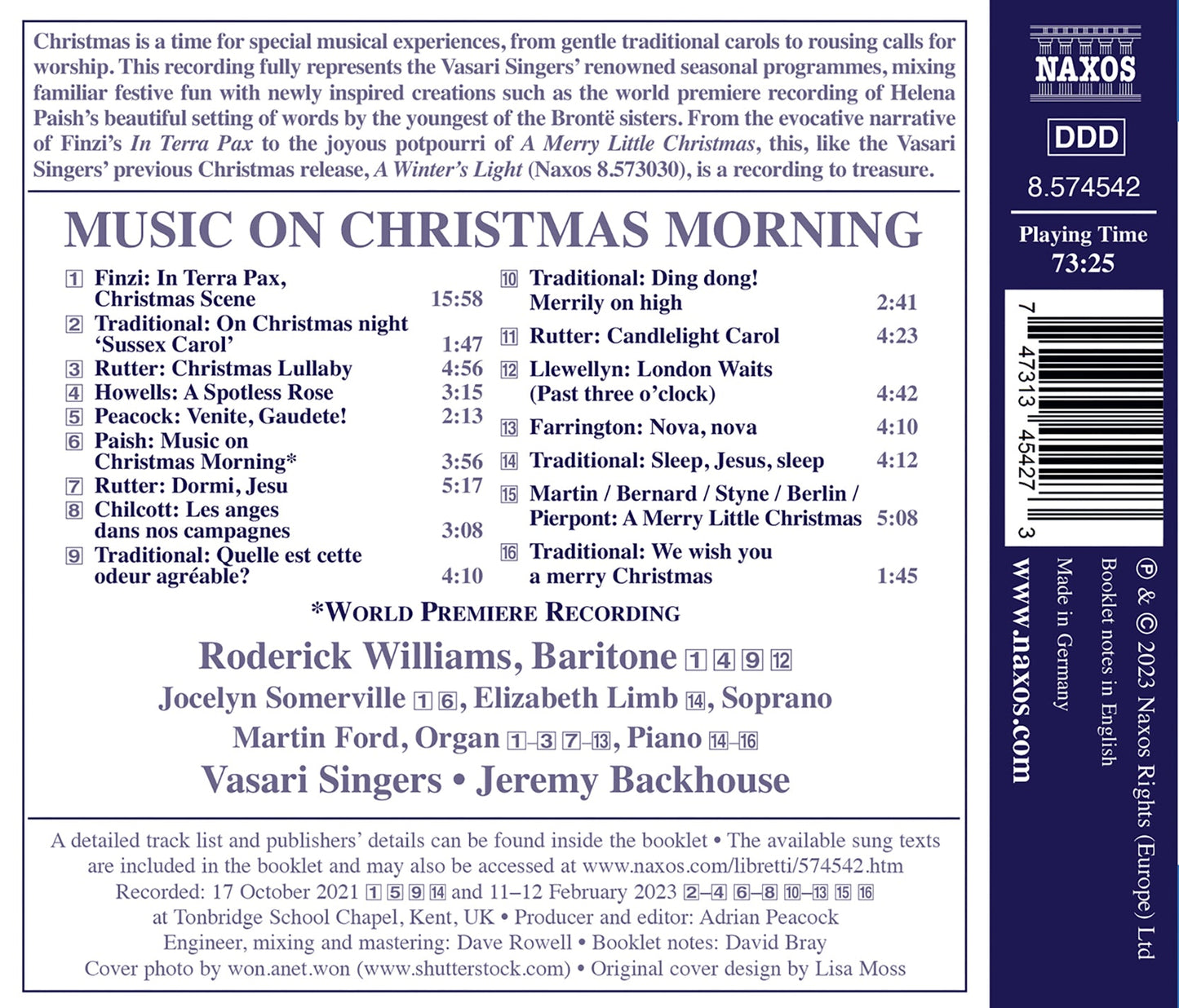 Music on Christmas Morning - A Festive Mix of Fresh & Favorite Carols