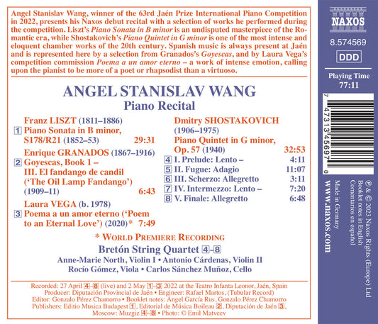 Liszt: Piano Sonata In B Minor; Shostakovich: Piano Quintet Jack Dejohnette