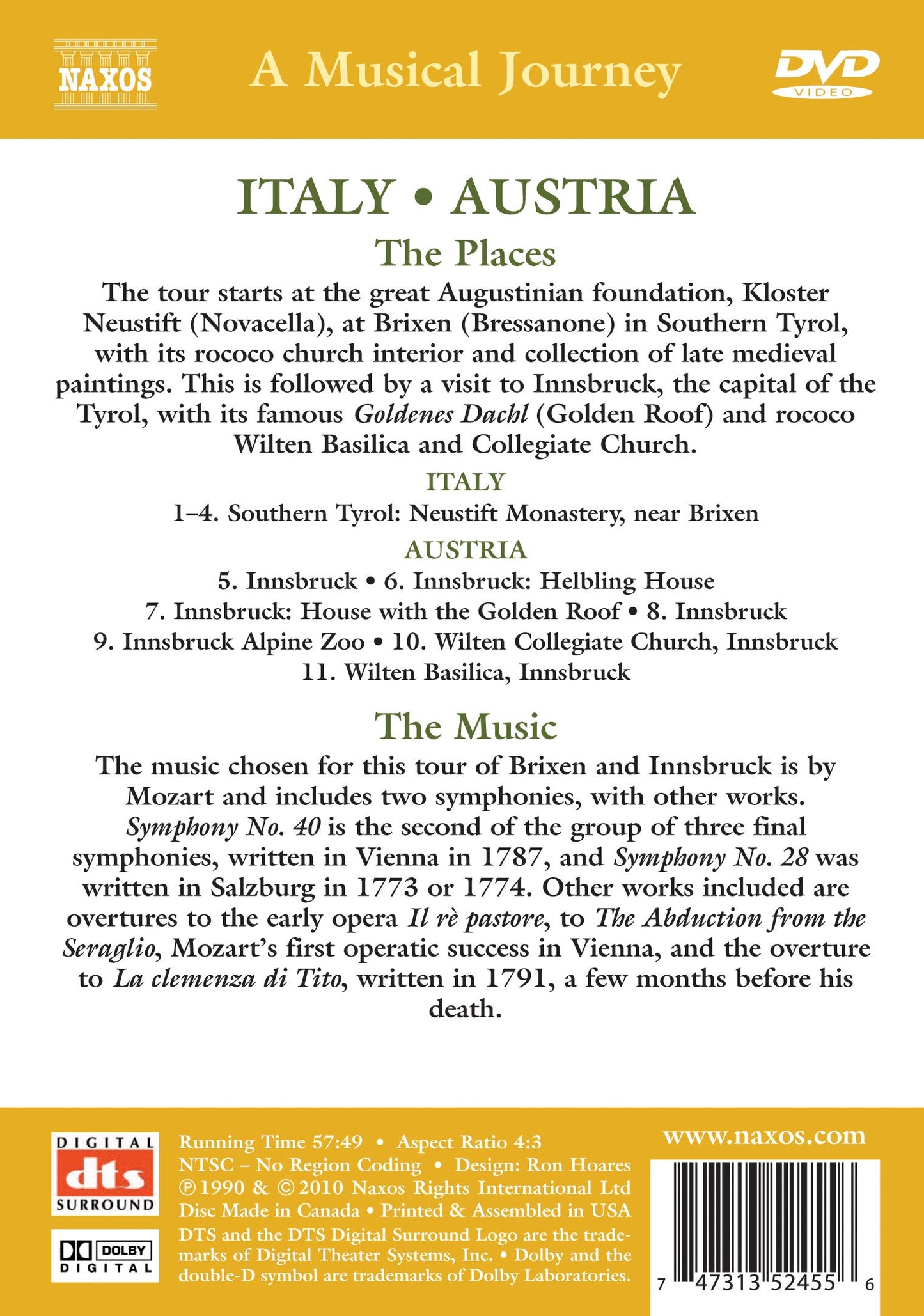 Italy: Brixen & Austria: Innisbruck