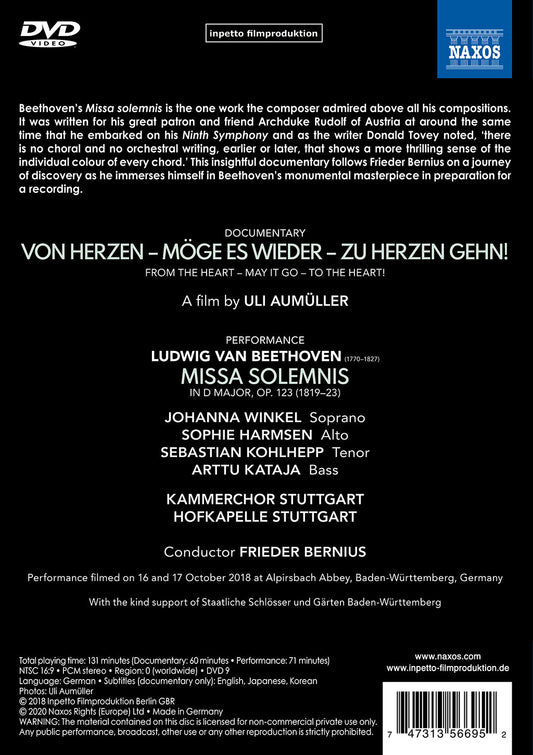 Beethoven: Missa Solemnis (Documentary And Performance)